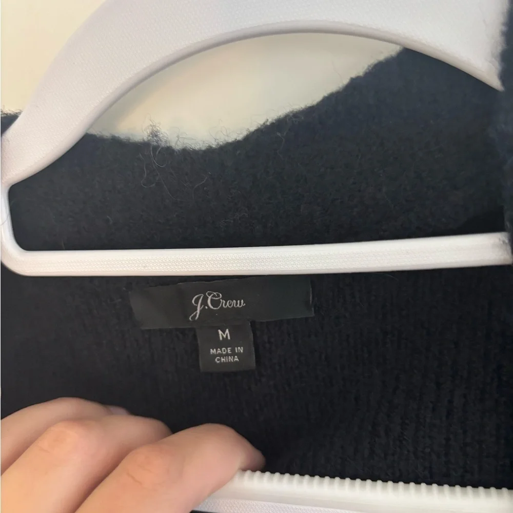 J. Crew Classic Black Knit Sweater